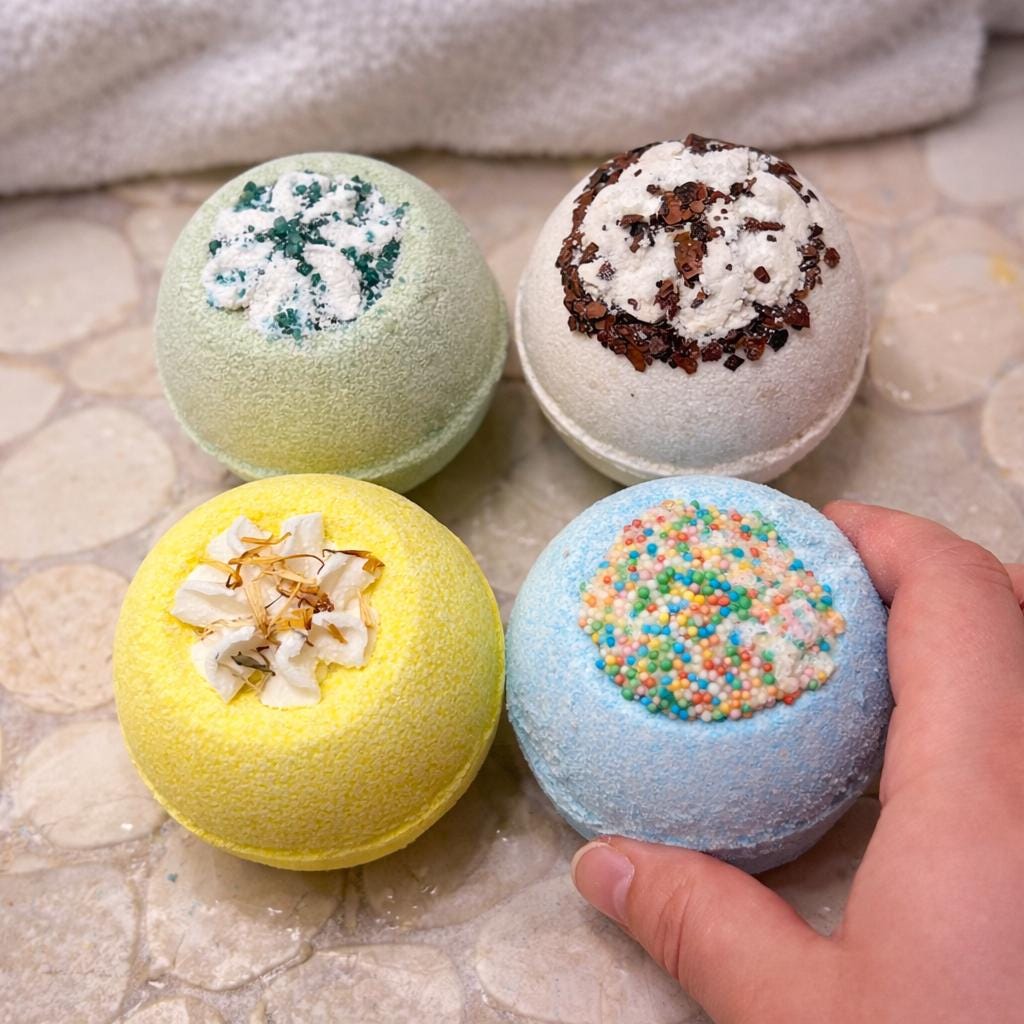 Coffret 4 Bombes de Bain 190 g
